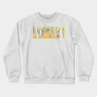 Wolf In Autumn Woods Crewneck Sweatshirt